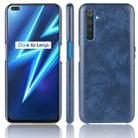 For OPPO Realme 6 Pro Shockproof Litchi Texture PC + PU Case(Blue) - 1