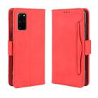 For Galaxy S20+/S20+5G Wallet Style Skin Feel Calf Pattern Leather Case with Separate Card Slot(Red) - 1
