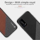 For Huawei P40 pro / P40pro+ PINWUYO Rong Series  Shockproof PC + TPU+ Chemical Fiber Cloth Protective Cover(Black) - 6