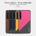 For Xiaomi 10 / 10pro PINWUYO Rong Series  Shockproof PC + TPU+ Chemical Fiber Cloth Protective Cover(Brown) - 10