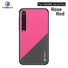 For Xiaomi 10 / 10pro PINWUYO Rong Series  Shockproof PC + TPU+ Chemical Fiber Cloth Protective Cover(Red) - 1