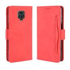 For Xiaomi Redmi Note 9 Pro / Note 9s / Note 9 Pro Max  Wallet Style Skin Feel Calf Pattern Leather Case with Separate Card Slot(Red) - 1