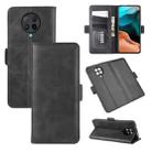 For Xiaomi Redmi K30 Pro Dual-side Magnetic Buckle Horizontal Flip Leather Case with Holder & Card Slots & Wallet(Black) - 1