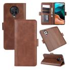 For Xiaomi Redmi K30 Pro Dual-side Magnetic Buckle Horizontal Flip Leather Case with Holder & Card Slots & Wallet(Brown) - 1