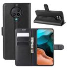 For Xiaomi Redmi K30 Pro Litchi Texture Horizontal Flip Protective Case with Holder & Card Slots & Wallet(Black) - 1