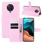 For Xiaomi Redmi K30 Pro Litchi Texture Horizontal Flip Protective Case with Holder & Card Slots & Wallet(Pink) - 1