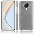 For Xiaomi Redmi K30 Pro Shockproof Litchi Texture PC + PU Case(Gray) - 1