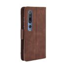 For Xiaomi Mi 10 / Mi 10 Pro 5G Wallet Style Skin Feel Calf Pattern Leather Case with Separate Card Slots(Brown) - 3