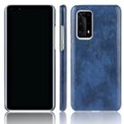 For Huawei P40 Pro+/P40 Pro Plus Shockproof Litchi Texture PC + PU Case(Blue) - 1