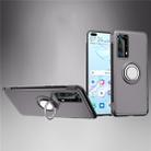 For  Huawei  P40 Magnetic 360 Degree Rotation Ring Armor Protective Case(Grey) - 1