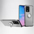For Galaxy S20 UItra Magnetic 360 Degree Rotation Ring Armor Protective Case(Silver) - 1
