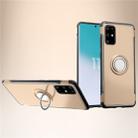 For Galaxy S20 Plus  Magnetic 360 Degree Rotation Ring Armor Protective Case(Gold) - 1