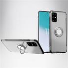 For Galaxy S20 Plus  Magnetic 360 Degree Rotation Ring Armor Protective Case(Silver) - 1