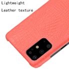 For Galaxy S20+ / S20 Plus Shockproof Crocodile Texture PC + PU Case(Red) - 4