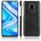 For Xiaomi Redmi Note 9 Pro/Note 9s/Note 9 Pro max Shockproof Litchi Texture PC + PU Case(Black) - 1