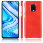 For Xiaomi Redmi Note 9 Pro/Note 9s/Note 9 Pro max Shockproof Litchi Texture PC + PU Case(Red) - 1