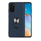 For Huawei P40 Pro 360 Rotary Multifunctional Stent PC+TPU Case with Magnetic Invisible Holder(Navy Blue) - 1