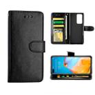 For Huawei P40 Crazy Horse Texture Leather Horizontal Flip Protective Case with Holder & Card Slots & Wallet & Photo Frame(black) - 1