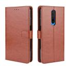 For Xiaomi Redmi K30/Poco X2  Retro Crazy Horse Texture Horizontal Flip Leather Case , with Holder & Card Slots & Photo Frame(Brown) - 1
