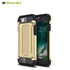 For iPhone SE 2022 / SE 2020  Magic Armor TPU + PC Combination Case(Gold) - 1