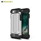 For iPhone SE 2022 / SE 2020  Magic Armor TPU + PC Combination Case(Silver) - 1