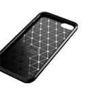 For  iPhone SE 2022 / SE 2020  Carbon Fiber Texture Shockproof TPU Case(Blue) - 3
