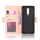 For OnePlus 8 Wallet Style Skin Feel Calf Pattern Leather Case with Separate Card Slot(Pink) - 5