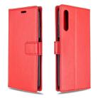 For Huawei Y9S Crazy Horse Texture Horizontal Flip Leather Case with Holder & Card Slots & Wallet & Photo Frame(red) - 1