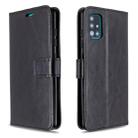 For Galaxy A51 Crazy Horse Texture Horizontal Flip Leather Case with Holder & Card Slots & Wallet & Photo Frame(Black) - 1