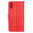 For Huawei Y6 Pro (2019)  Crazy Horse Texture Horizontal Flip Leather Case with Holder & Card Slots & Wallet & Photo Frame(red) - 6