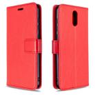 For Nokia 2.3 Crazy Horse Texture Horizontal Flip Leather Case with Holder & Card Slots & Wallet & Photo Frame(Red) - 1