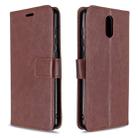 For Nokia 2.3 Crazy Horse Texture Horizontal Flip Leather Case with Holder & Card Slots & Wallet & Photo Frame(Brown) - 1