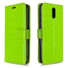 For Nokia 2.3 Crazy Horse Texture Horizontal Flip Leather Case with Holder & Card Slots & Wallet & Photo Frame(Green) - 1