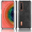 For Oppo Find X2 Pro Shockproof Litchi Texture PC + PU Case(Black) - 1