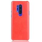 For OnePlus 8 Pro Shockproof Litchi Texture PC + PU Case(Red) - 2