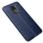 For Xiaomi Redmi Note9 Litchi Texture TPU Shockproof Case(Navy Blue) - 1