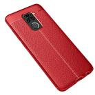 For Xiaomi Redmi Note9 Litchi Texture TPU Shockproof Case(Red) - 1