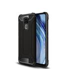 For Xiaomi Redmi Note 9 Magic Armor TPU + PC Combination Case(Black) - 1