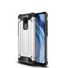 For Xiaomi Redmi Note 9 Magic Armor TPU + PC Combination Case(Silver) - 1