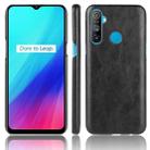 For Oppo Realme C3 (3 cameras) Shockproof Litchi Texture PC + PU Case(Black) - 1