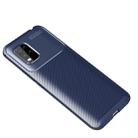 For Xiaomi 10 Lite Carbon Fiber Texture Shockproof TPU Case(Blue) - 1