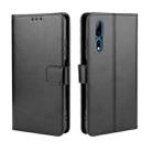 For ZTE Axon 10 Pro/Axon 10 Pro 5G/A2020 Pro Retro Crazy Horse Texture Horizontal Flip Leather Case , with Holder & Card Slots & Photo Frame(Black) - 1