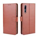 For ZTE Axon 10 Pro/Axon 10 Pro 5G/A2020 Pro Retro Crazy Horse Texture Horizontal Flip Leather Case , with Holder & Card Slots & Photo Frame(Brown) - 1