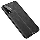 For Huawei Honor Play 4T Pro Litchi Texture TPU Shockproof Case(Black) - 1