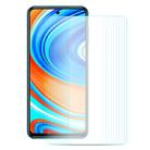 For Xiaomi Redmi Note 9 10 PCS ENKAY Hat-Prince 0.26mm 9H 2.5D Curved Edge Tempered Glass Film - 1