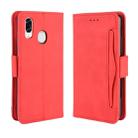 For  ZTE Libero S10 Wallet Style Skin Feel Calf Pattern Leather Case ，with Separate Card Slot(Red) - 1