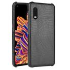 For Galaxy Xcover Pro Shockproof Crocodile Texture PC + PU Case(Black) - 1