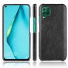 For Huawei P40 lite/Nova7i/Nova6 SE Shockproof Litchi Texture PC + PU Case(Black) - 1