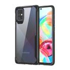 For Galaxy A71 5G  Transparent PC + TPU Full Coverage Shockproof Protective Case(Black) - 1