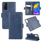 For Huawei Honor Play 4T Pro Dual-side Magnetic Buckle Horizontal Flip Leather Case with Holder & Card Slots & Wallet(Dark Blue) - 1